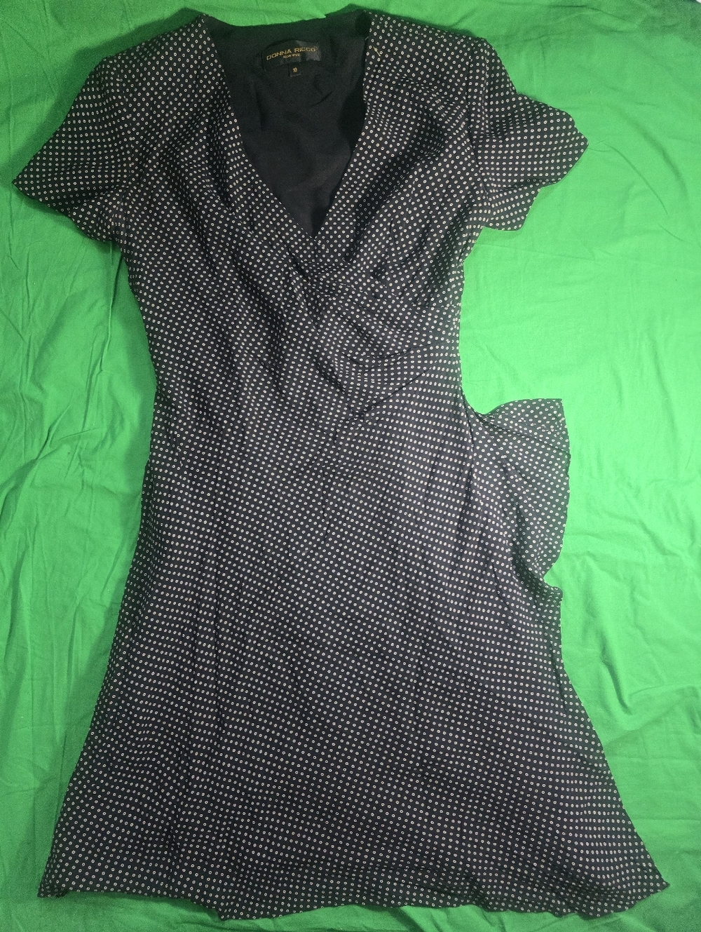 Donna Ricco Women Printed Dress Size 10